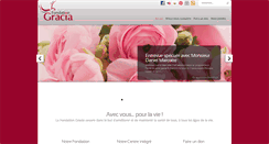 Desktop Screenshot of fondationgracia.org